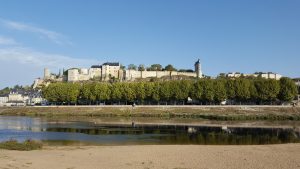 Chinon fortress. Part of touring the Loire valley