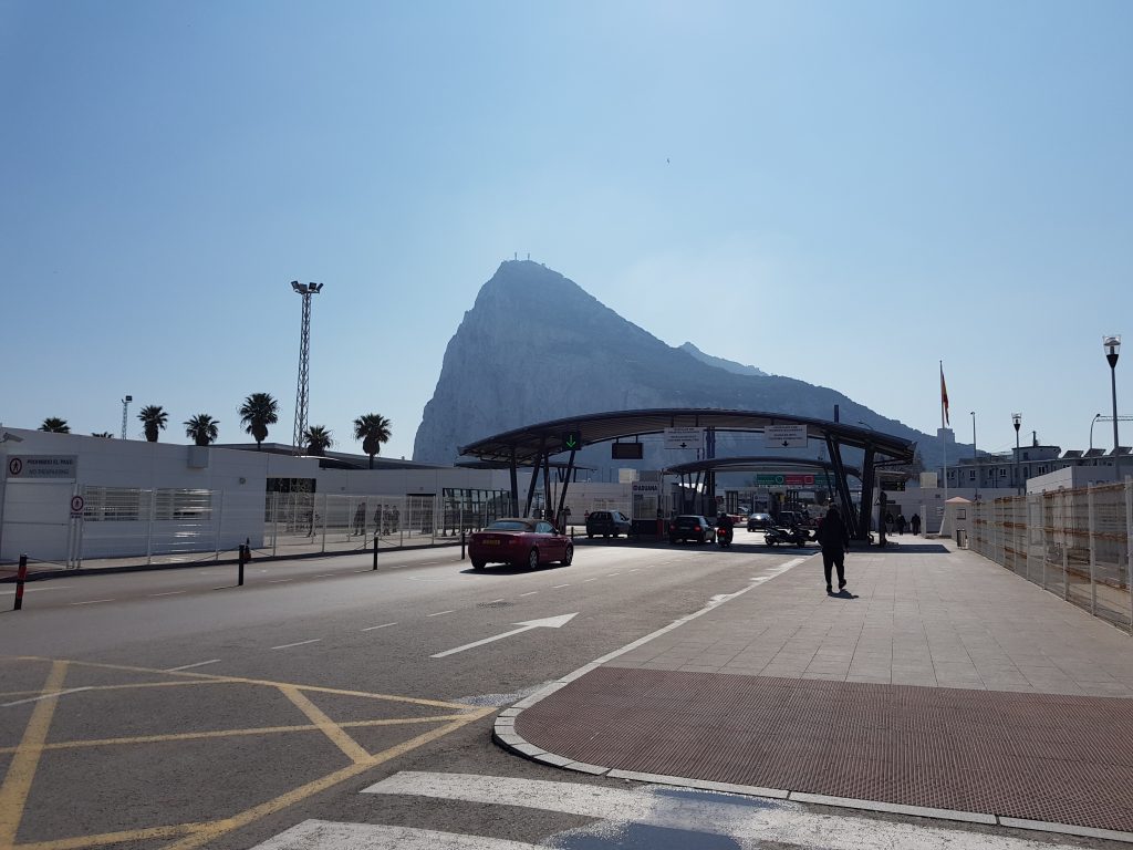 Gibraltar Spain border control