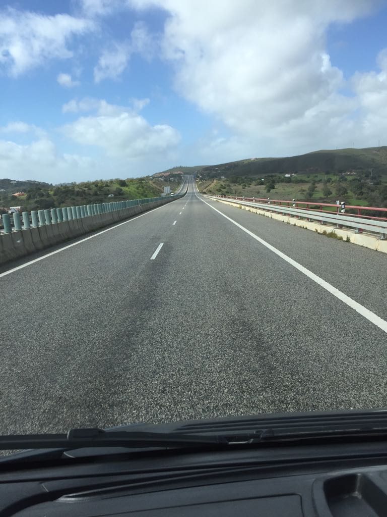 Very quiet motorway in Portugal