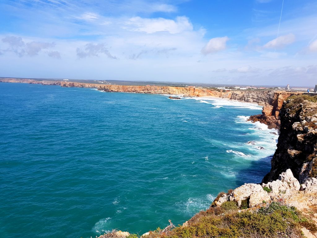 The cliffs at Sagres, Portugal