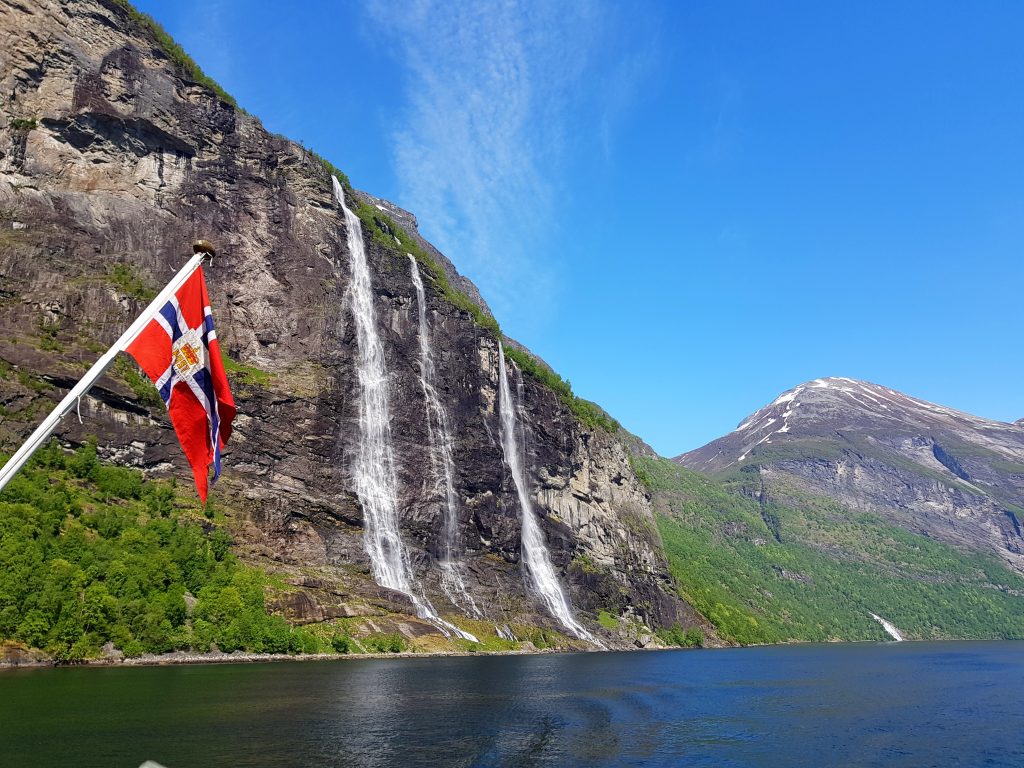 Seven sisters waterfall Norway