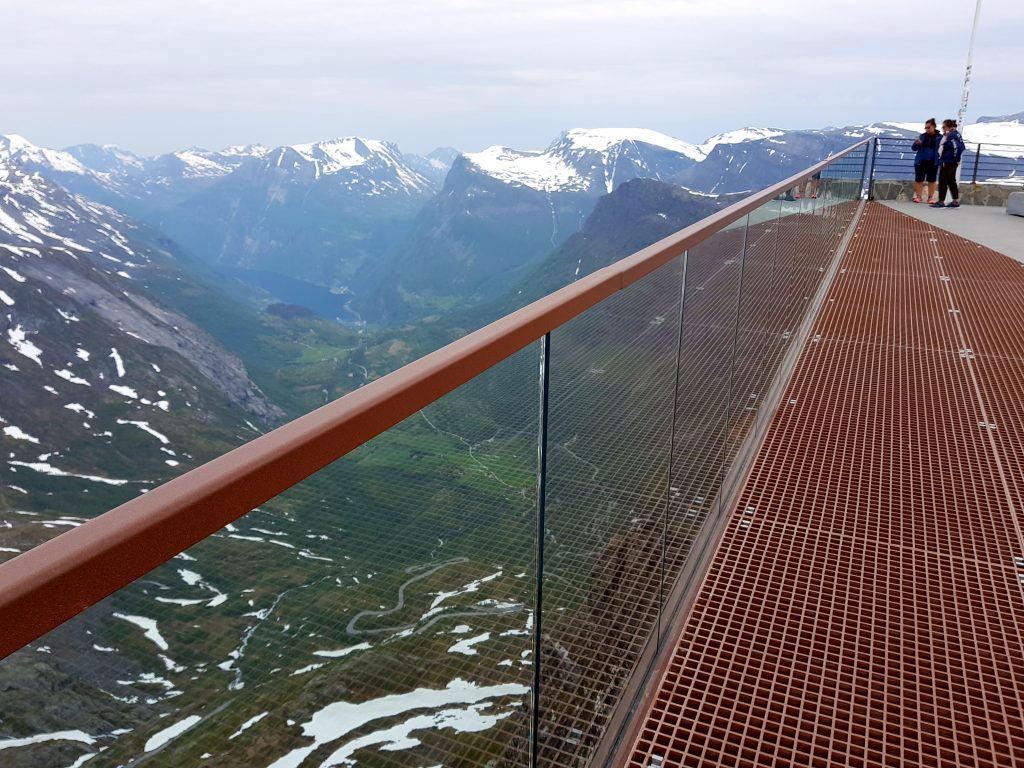 Living in a motorhome full time gives you the time to see views like this - Dalsnibba viewpoint Norway