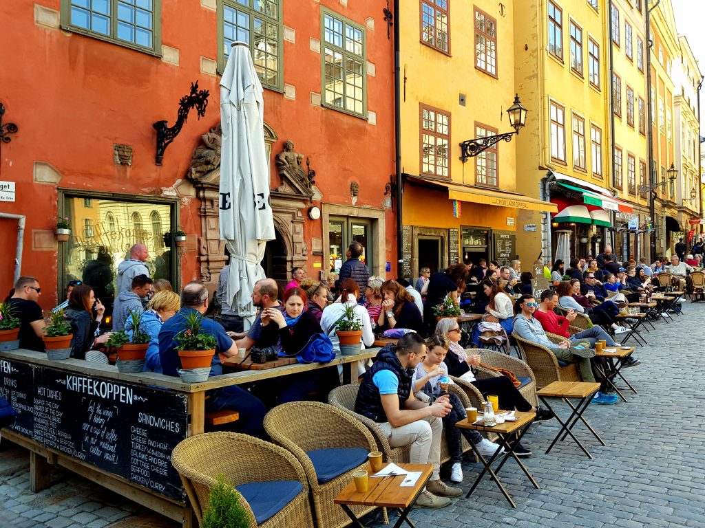 Cafe culture in Stockholm