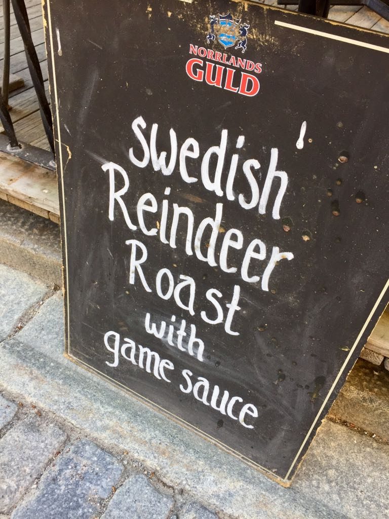 Traditional Swedish roast Sunday lunch