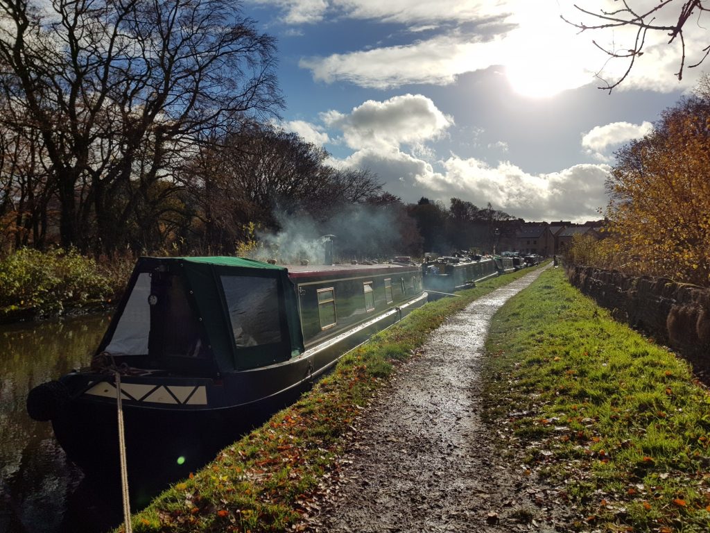 The Macclesfield Canal, Bollington on a cold Autumn day.