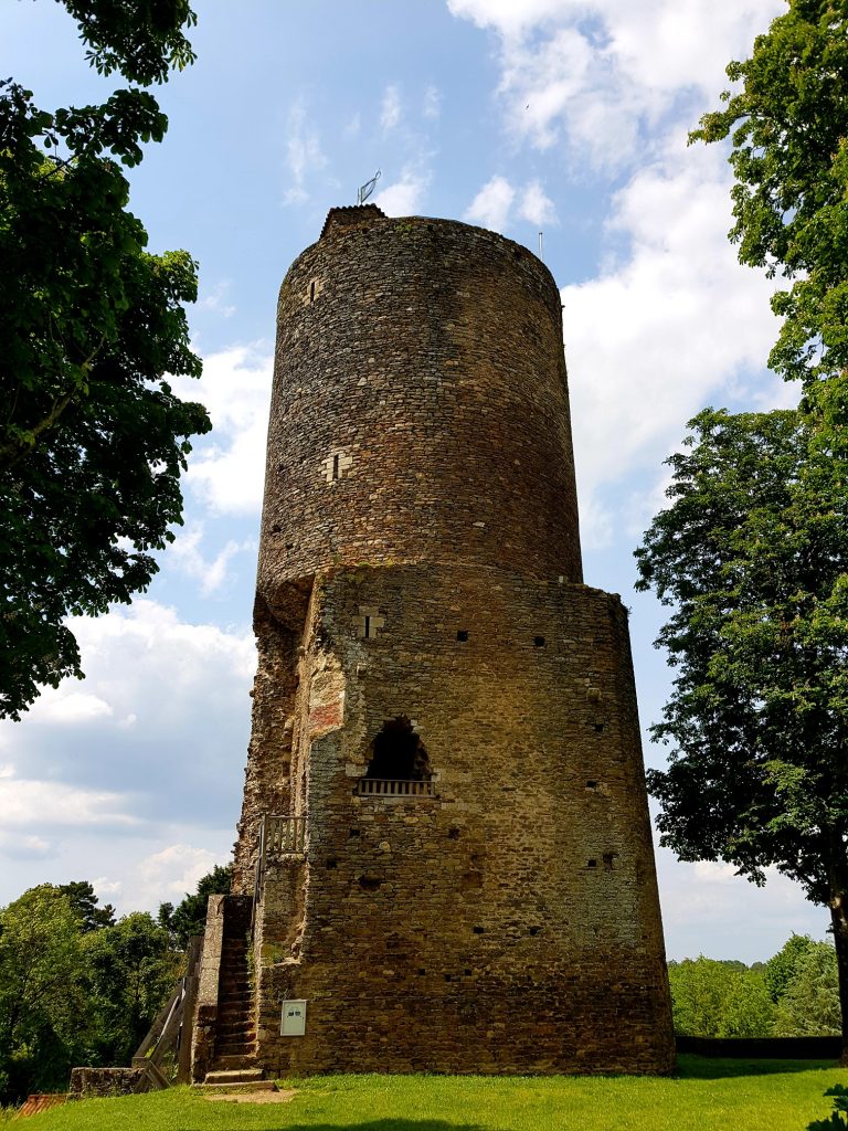 Medieval castle keep at Vouvant