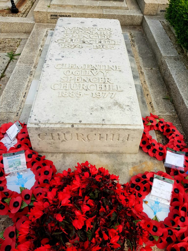 Winston Churchill's grave