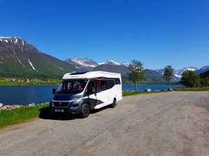 Motorhome wild camping Norway