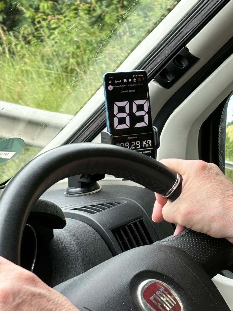 Can’t see your motorhome speedometer?